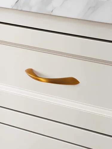 Vista 4 de Paquete de 2 tiradores de gabinete de latón antiguo de 3 pulgadas con asas retorcidas en arco, accesorios para cajones de cocina, armarios de baño
