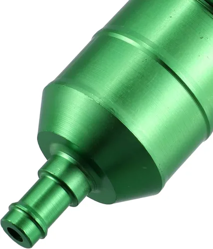 Vista 6 de X AUTOHAUX 0.315 in 5/16" manguera de diámetro aleación de aluminio motocicleta gasolina aceite combustible filtro limpiador verde