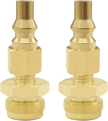 Vista 6 de Joywayus Kit de adaptador de eliminación de propano macho de 1/4 pulgada a
