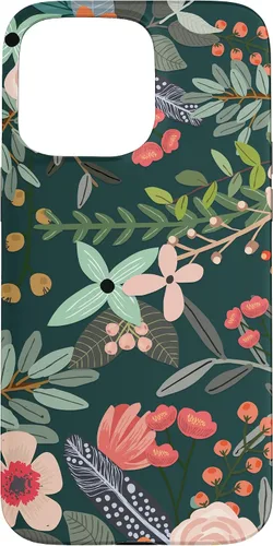 Vista 31 de Cute Colorful Garden Botanical Floral Pattern Case for iPhone 17