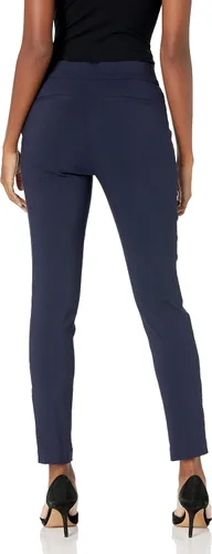 Vista 2 de Rafaella Pantalón elástico Petite Solid Supreme para mujer con cintura sin cierre
