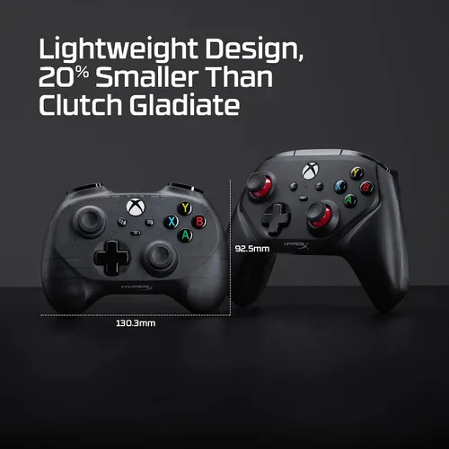 Vista 3 de HyperX Clutch Tanto Mini Wired Gaming Controller for Xbox Series XS Licensed Compact Full Featured Wired Black