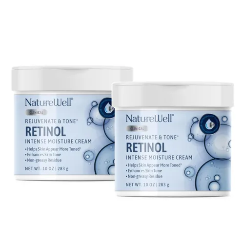 Vista 9 de NATURE WELL Crema hidratante clínica para rejuvenecer y tonificar con retinol para cara, cuerpo y manos, aumenta la firmeza de la piel, mejora