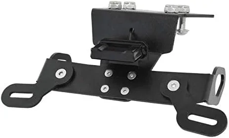 Vista 4 de Soporte de matrícula para guardabarros trasero, marco de matrícula con luz LED para Yamaha XJ6/DIVERSION/F XJ6N XJ6F XJ6S FZ6R FZ-6R 2009 2010 2011