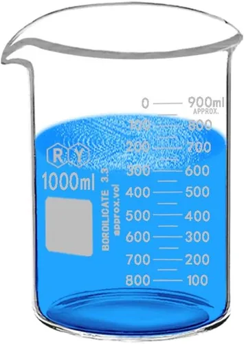 Vista 9 de Juego de vasos de vidrio de borosilicato de 4 piezas, 0.3-8.5 fl oz