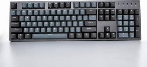 Vista 9 de DURGOD Teclado mecánico resistente con interruptores marrón Cherry MX N-Key Rollover 104 teclas teclas PBT interfaz tipo C para jugadores