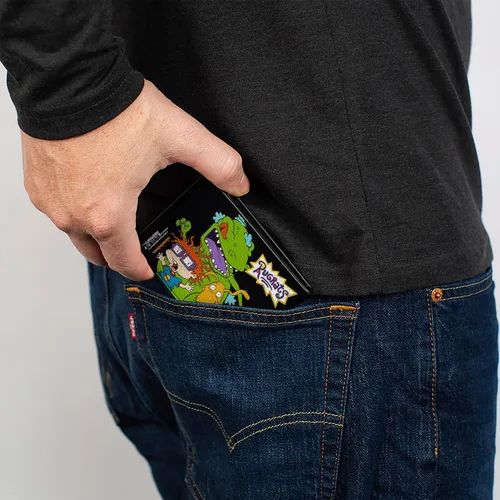 Vista 5 de buckle-down cartera Rugrats Reptar WChuckie Spike & Tommy accesorio, talla única , Multicolor