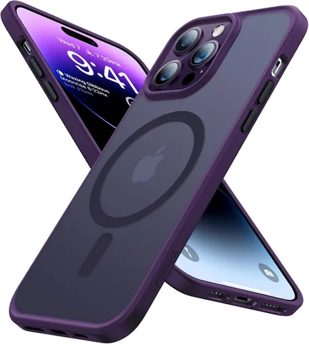 Vista 25 de TORRAS Funda magnética a prueba de golpes para iPhone 12 Pro / iPhone 12, [probada contra caídas de grado militar] [compatible con MagSafe]