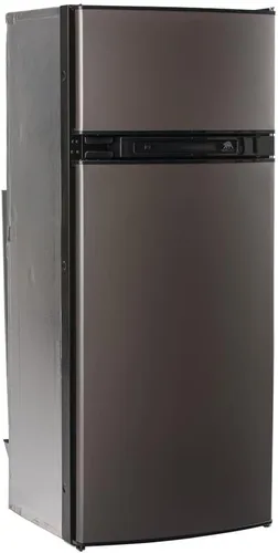 Vista 2 de Norcold N3150AGL Refrigerador de 2 puertas de 3.7 pies cúbicos (3 vías AC/LP Euro, puerta izquierda control LCD automático puertas grises)