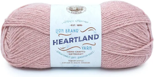 Vista 21 de Lion Brand Yarn Heartland Yarn, Hilo de Peso Medio para Tejer, Ganchillo y Manualidades, 1 Paquete, Great Smoky Mountains Grandes Montañas Humeantes