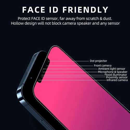 Vista 9 de EGKimBa Protector de pantalla de privacidad compatible con iPhone 11 Pro Max/iPhone XS Max, 6.5 pulgadas, degradado colorido electrochapado