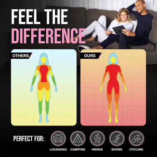 Vista 4 de Thermajane Long Johns Thermal Underwear for Women Fleece Lined Base Layer Pajama Set Cold Weather