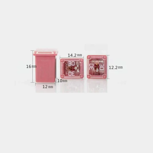 Vista 3 de Jcase FMX Fusibles Surtido 30 Flosser de perfil bajo Fusible Femenino Maxi Fusible Mini Automotriz en forma de caja de fusibles Kit de fusibles 20