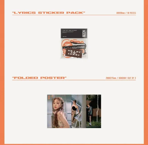 Vista 5 de [EXCLUSIVE POB] JIHYO TWICE - Álbum ZONA+Beneficio de Pre-Orden+Póster Plegado (Planta MÚsica (3 vers. SET : 3 tarjetas Fotográficas))