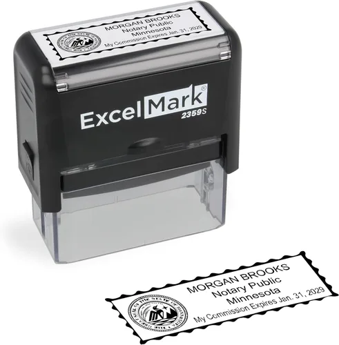 Vista 30 de ExcelMark Sello de Notario para Todos los 50 Estados - Sello Oficial del Estado - Alabama