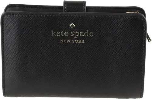Vista 2 de Kate Spade New York Staci - Cartera plegable compacta mediana Negro - Cartera plegable