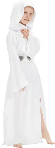 Vista 2 de Disfraz de princesa para niñas, vestido de cosplay de lujo para Halloween con cinturón
