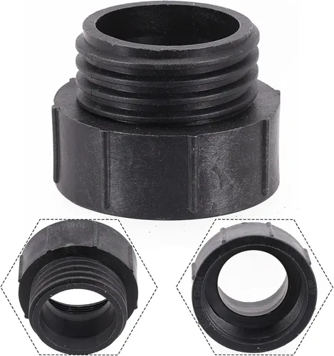 Vista 5 de S60x6 a 2 pulgadas para bsp para ibc Conector de tanque Material plástico