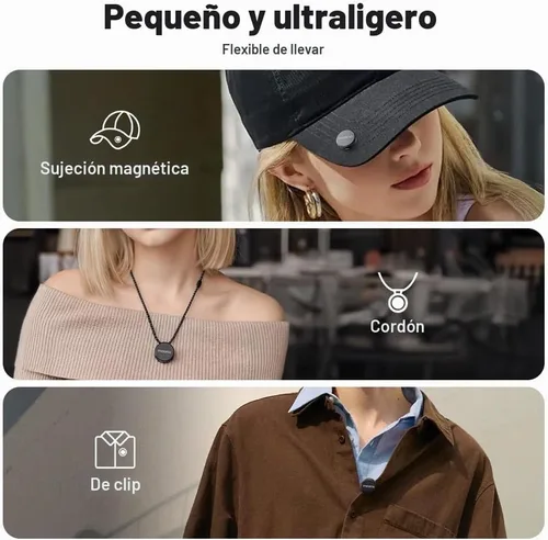 Vista 7 de MAONO T5 Micrófono Lavalier Inalámbrico para Cámara (2 TX+1 RX+Estuche Charing) Magnetic Lapel Mini Mic with 48khz/24bit Audio, AI Noise