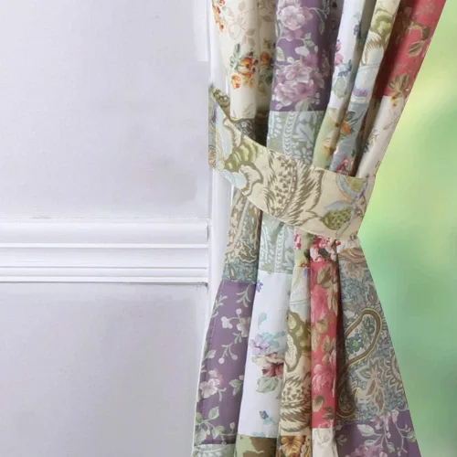 Vista 4 de Greenland Home Par de paneles de patchwork Blooming Prairie 42 x 84