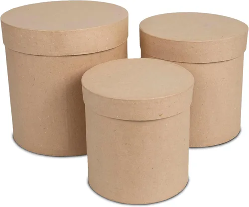 Vista 9 de Hobby Lobby - Juego de 3 cajas cuadradas de papel con tapa