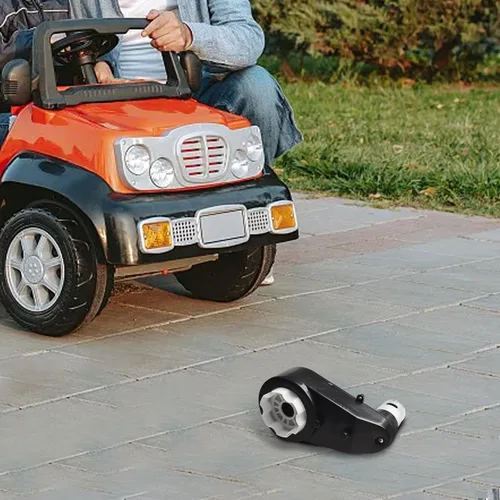 Vista 9 de Caja de cambios de motor de CC de alto par de 24 V, 550 y 20000 rpm, pieza de repuesto de transmisión de vehículo eléctrico con conectores de cable