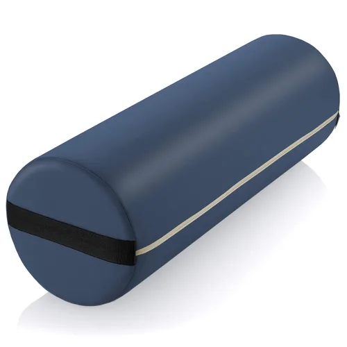 Vista 11 de Saloniture Almohadilla Cilíndrica Jumbo Redonda para Mesa de Masaje - 26 x 9 Pulgadas - Negro