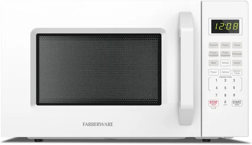 Vista 12 de [Usado] Farberware - Horno microondas de encimera de 0.7 pies cúbicos – 700 vatios de potencia, configuraciones de cocción automática, Acero