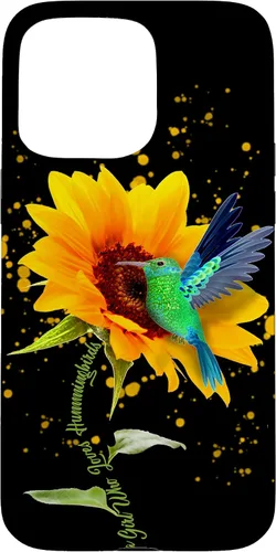 Vista 31 de Just a Girl who Love Hummingbirds Sunflower Bird Cute Flower Case for iPhone 17