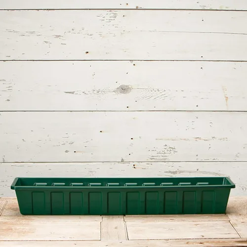 Vista 2 de Root & Vessel Poly-Pro - Maceta de plástico para flores, color verde cazador, 36 pulgadas