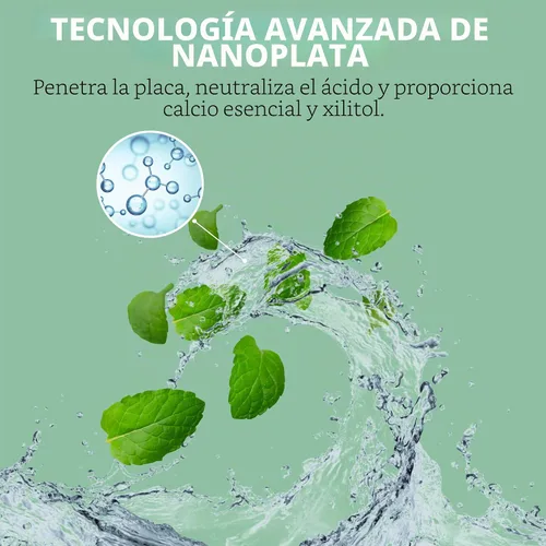 Vista 5 de Elementa Silver Pasta de dientes sin espuma sabor a menta de invierno Gel blanqueador de dientes 5 en 1 de 4 onzas líquidas Formulado por