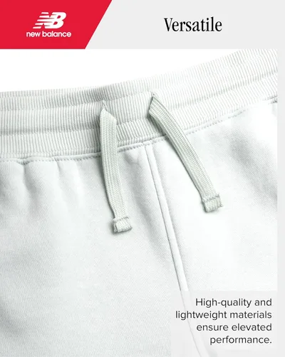 Vista 40 de New Balance Pantalones deportivos para niña, forro polar de mezcla de algodón suave con cordón y bolsillos (tallas 8-16)