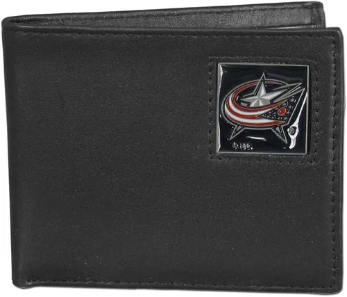 Vista 12 de Siskiyou Sports NHL Cartera de cuero genuino biplegable