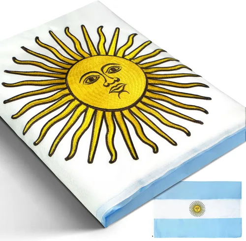 Vista 9 de Anley Fly Breeze - Bandera argentina de 3 x 5 pies, color vivo y a prueba de decoloración, cabecera de lona y doble costura, banderas nacionales