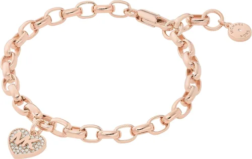 Vista 4 de Michael Kors Rose Gold-Tone Bracelet for Women; Bracelets; Jewelry for Women Deslizador de cristal