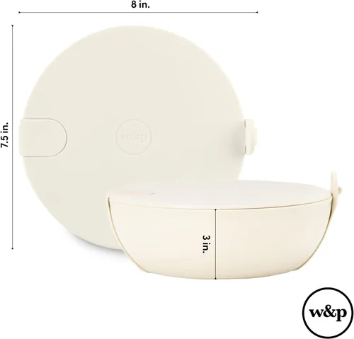 Vista 7 de [Usado] W&P WP-PBC-CM - Cuenco con tapa Porter, para almacenar comida, ensaladas, comidas preparadas, hermético, apto para lavavajillas y microondas