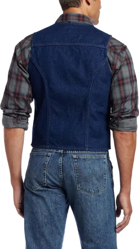 Vista 2 de Wrangler Mens Unlined Denim Vest