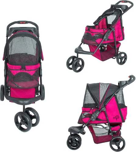 Vista 12 de Petique Razzberry - Cochecito para mascotas, Razzberry, talla única (ST01100103)