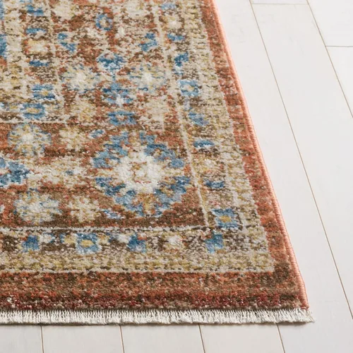Vista 44 de SAFAVIEH Bijar Collection - Alfombra decorativa de 2 pies 3 pulgadas x 4 pies, marfil y óxido, diseño oriental envejecido, no desprende pelusa