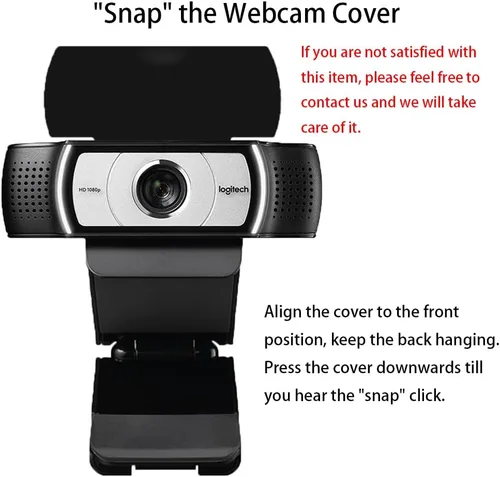 Vista 2 de Cubierta de lente compatible con cámara web Logitech C930/C920/C922P/C930C/C930e/902S/922x/C920x 920Pro/Pro 22, protector de lente para proteger