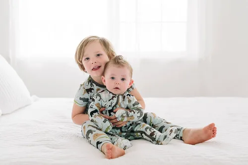 Vista 4 de KicKee Pajama Sets from our Year Round Celebration Collection, Matching Top and Bottom Sleepwear Set, Babies and Kids PJ Set