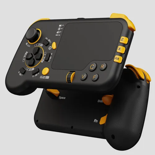 Vista 2 de DarkWalker ShotPad Wireless Gyro TouchPad Game Controller for PCSteamDeckPS4PS5Xbox OneXbox Series S X