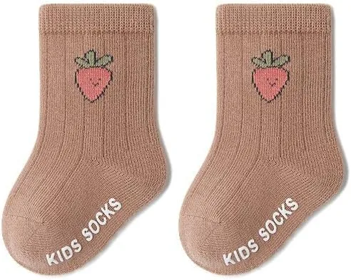 Vista 7 de QandSweet - Calcetines de algodón peinado para bebés recién nacidos y niños pequeños
