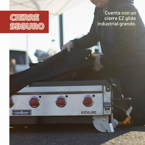 Vista 5 de Camp Chef Bolsa de transporte cb90 one, 17 "de alto x 41.5" de ancho x 10 "de largo, negra