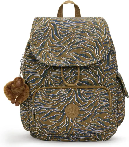 Vista 41 de Mochila pequeña Kipling City Pack para mujer, mochila ligera y versátil para el día, Negro (Black Noir), Pequeño