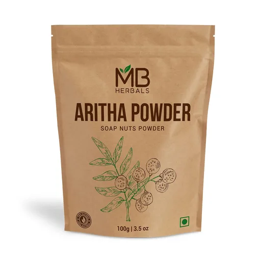 Vista 4 de MB Herbals Aritha Powder 16 oz 1 LB 100% puro y orgánico cultivado (silvestre) Jabón en polvo de nuez Champú y acondicionador natural