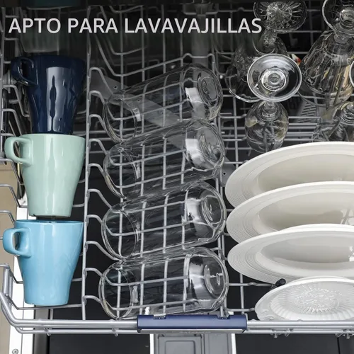 Vista 6 de NETANY Paquete de 1 Vasos de Vidrio con Tapas y Pajitas de Bambú de 16 onzas, Regalos para Mujeres, Juego de Vasos para Beber, Café Helado, Taza