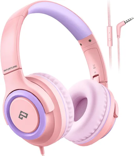 Vista 8 de Auriculares USB C para niños con cancelación activa de ruido en la escuela Azul