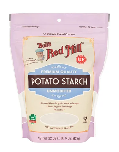 Vista 2 de Bob's Red Mill Almidón de patata, bolsa de pie resellable, 22 onzas (paquete de 4)