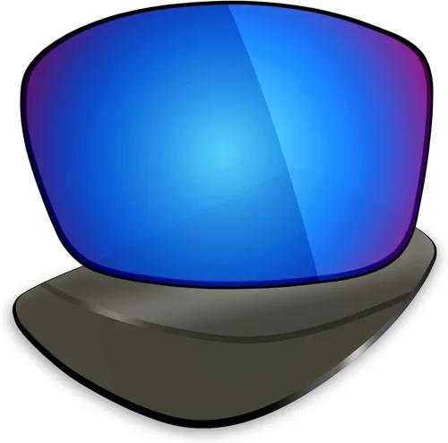 Vista 4 de mryok 4pares polarizadas lentes de repuesto para costa del mar Blackfinanteojos de sol, Stealth negrorojo fuegohielo azulplata titanio